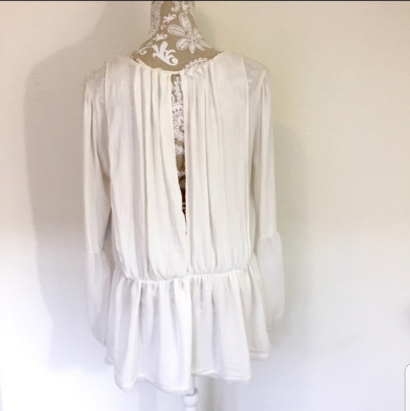 NWT Free People White Soul Serene Top - Picture 7 of 10